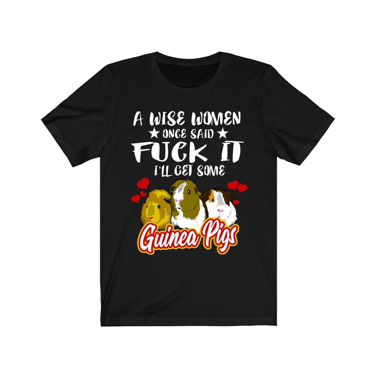 Wise Woman Once Said Get Some Guinea Pigs Shirt, Guinea Pig Owner Shirt, Guinea Pig Lover Gift, Guinea Pig Tee, Guinea Pig, Animal T-Shirt Image 1