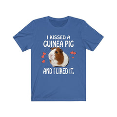 I Kissed A Guinea Pig Funny Shirt - guinea pig print design