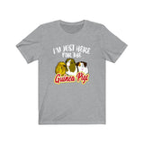 I'm Just Here For The Guinea Pigs Funny Shirt, Guinea Pig Owner Shirt, Guinea Pig Lover Gift, Guinea Pig Tee, Guinea Pig Gift T-Shirt Image 3