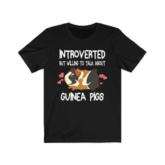Introverted But Willing To Talk About Guinea Pigs Shirt - guinea pig print design