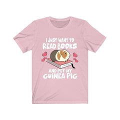 Read Books And Pet My Guinea Pig Shirt - guinea pig print design