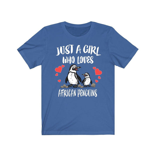 Just A Girl Who Loves African Penguins Shirt - African Penguin print design