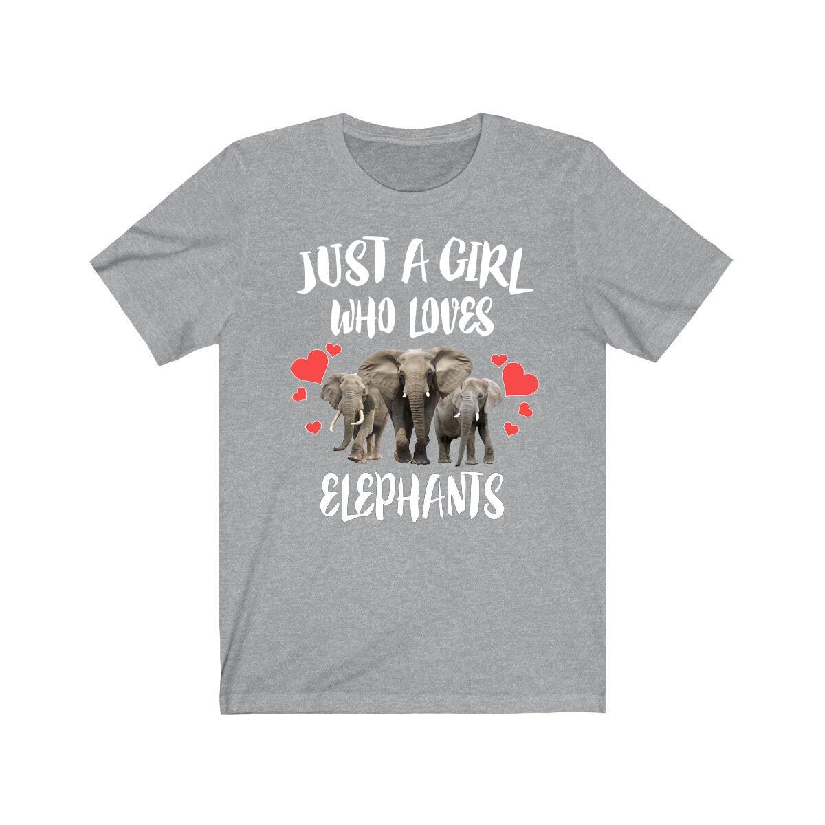 Just A Girl Who Loves Elephants Shirt - elephant print design