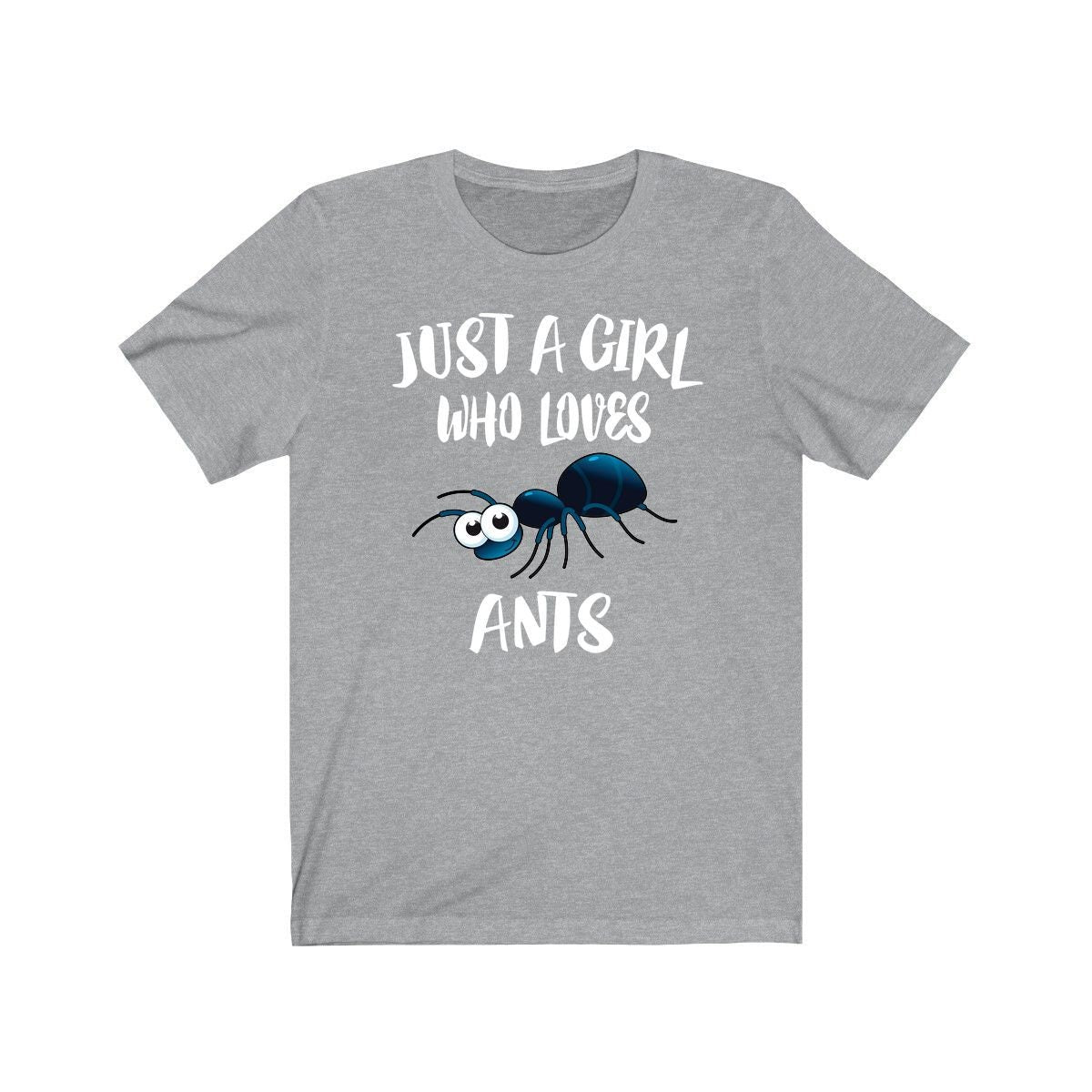 Just A Girl Who Loves Ants Shirt, Ant Lover Shirt, Ant Lover Gift, Ant Shirt, Animal Adult Toddler Kids T-Shirt Image 1