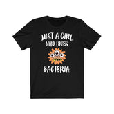 Just A Girl Who Loves Bacteria Shirt, Bacteriology Lover Shirt, Bacteriologist Gift, Bacteria Shirt, Animal Adult Toddler Kids T-Shirt Image 1