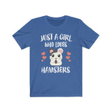 Just A Girl Who Loves Hamsters Shirt, Hamster Shirt, Hamster Owner Gift, Animal Lover Adult Toddler Infant Kids Gift T-Shirt Image 4