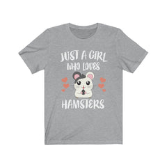 Just A Girl Who Loves Hamsters Shirt - hamster print design