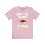 Just A Girl Who Loves Cockroaches Shirt, Cockroach Lover Shirt, Cockroach Lover Gift, Cockroach Shirt, Animal Adult Toddler Kids T-Shirt Image 3