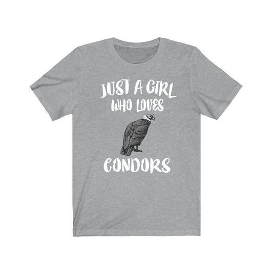 Just a girl who loves condors California raptor conservation tee