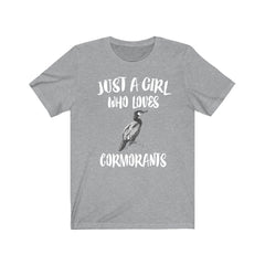 Cormorant T-Shirt for Girls - cormorant print design