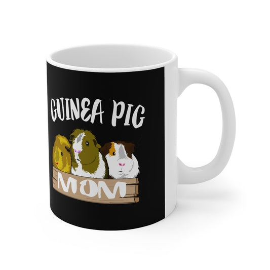 Guinea Pig Mom Coffee Mug - guinea pig print design