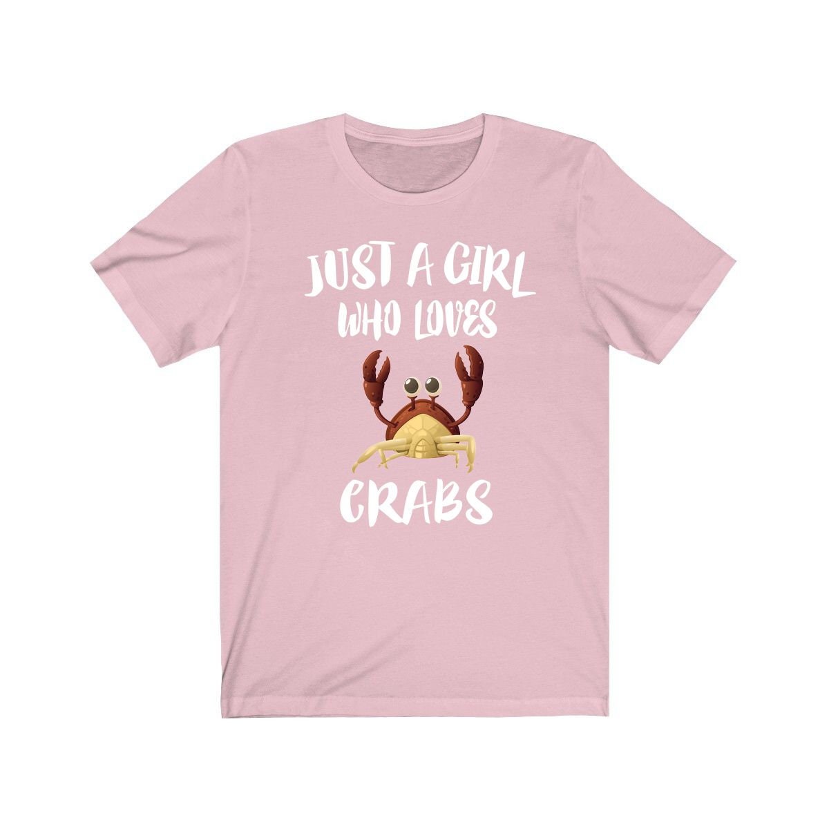Just A Girl Who Loves Crabs Shirt - crab print design