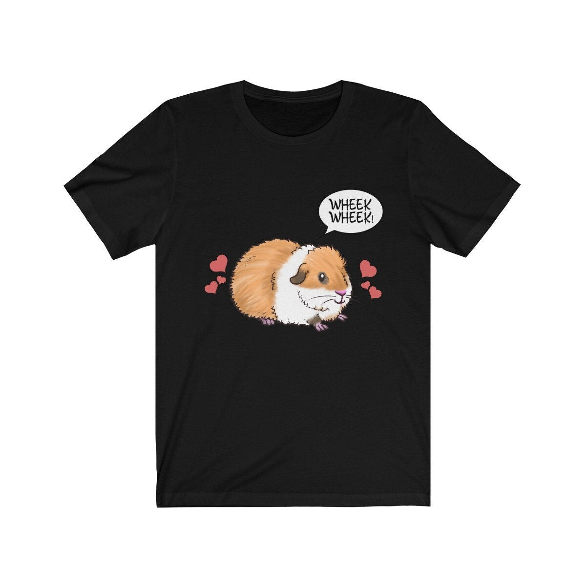 Wheek Wheek Cute Guinea Pig Owner Shirt - guinea pig print design