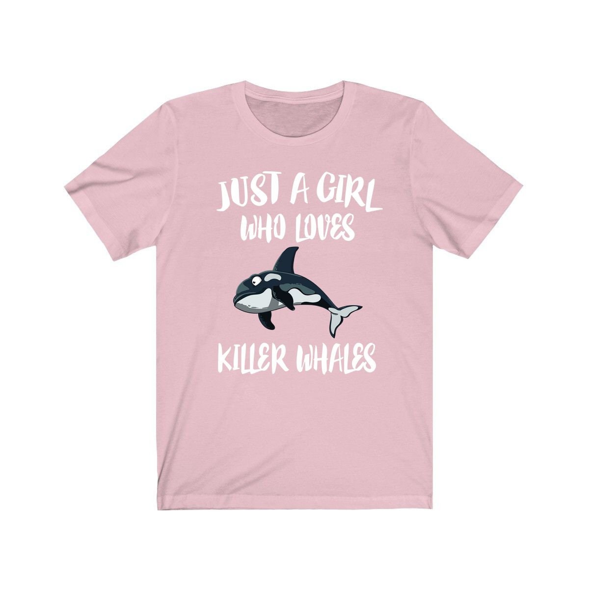 Just A Girl Who Loves Killer Whales Shirt - killer whale print design