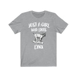 Just A Girl Who Loves Lynx Shirt, Lynx Lover Shirt, Lynx Lover Gift, Lynx Shirt, Lynx Tee, Animal Adult Kids Image 2