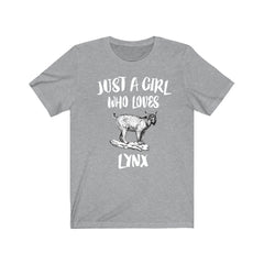 Just A Girl Who Loves Lynx Shirt - lynx print design