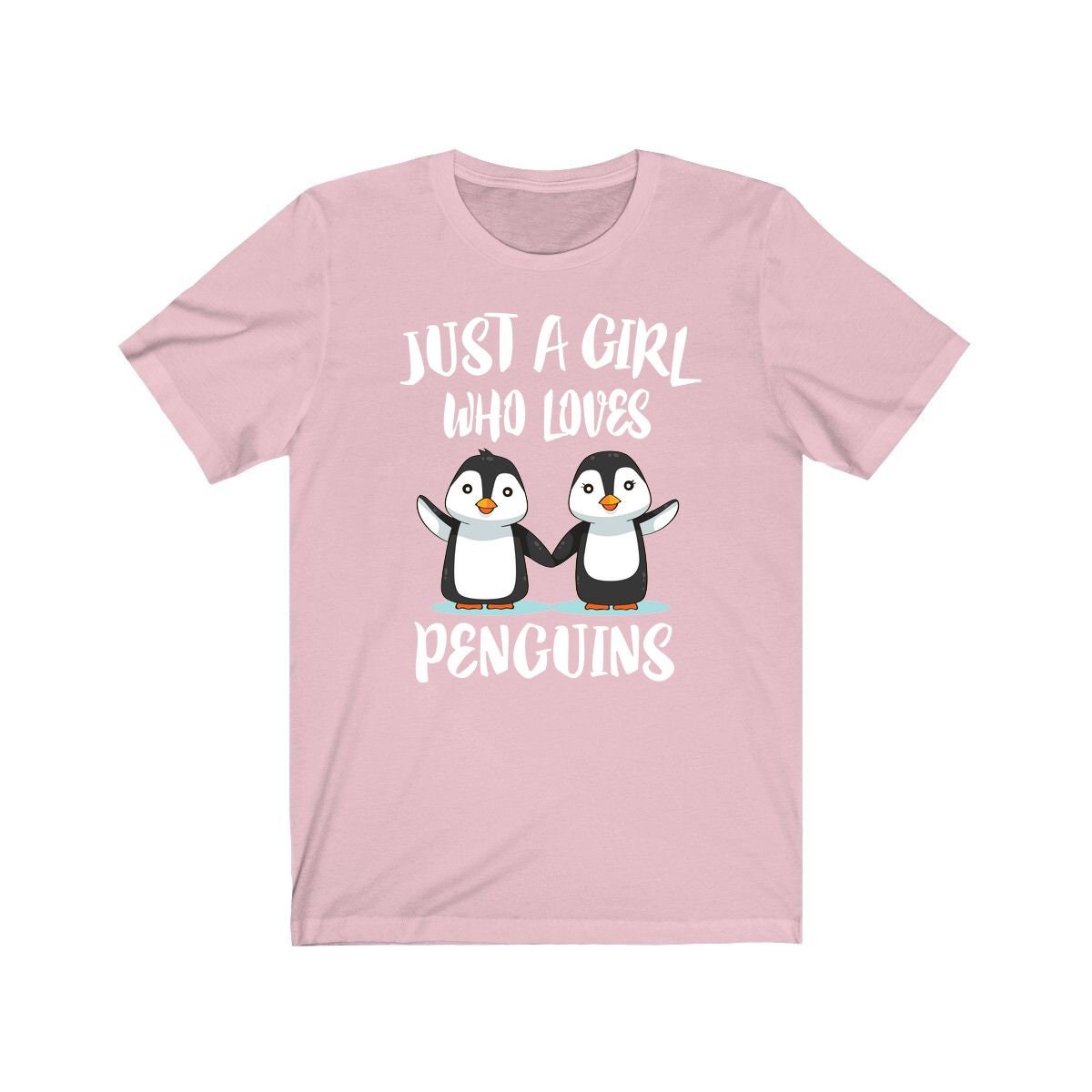 Just A Girl Who Loves Penguins Birds Shirt - penguin print design