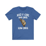 Just A Girl Who Loves Slow Loris Shirt, Slow Loris Lover Shirt, Slow Loris Lover Gift, Slow Loris Shirt, Slow Loris Shirt, Animal Adult Kids Image 1