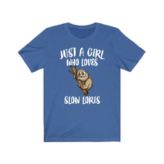 Just A Girl Who Loves Slow Loris Shirt - slow loris print design