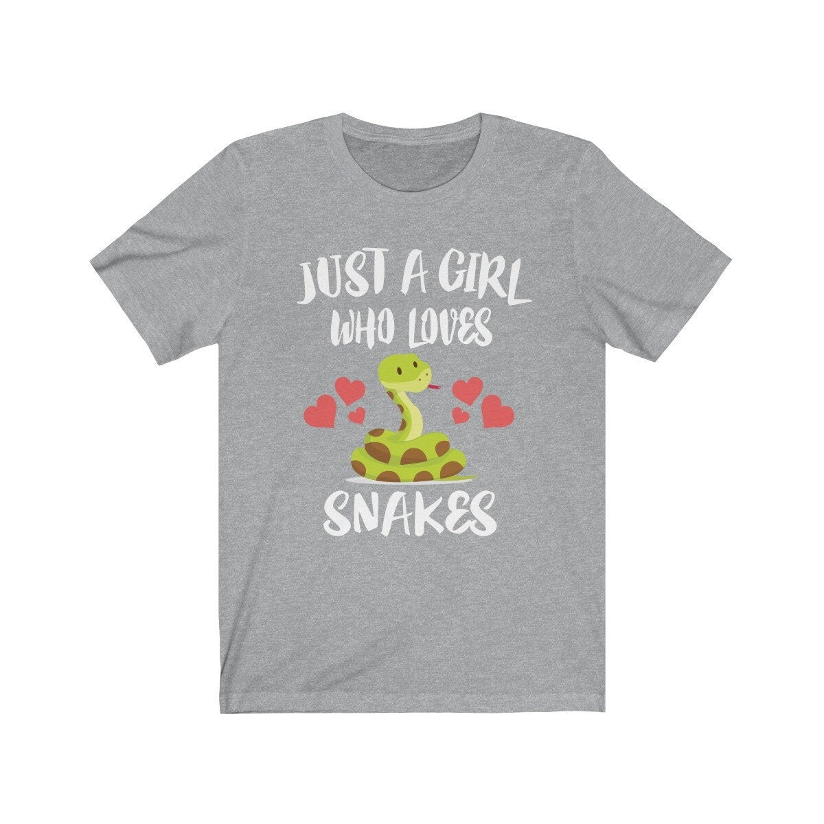 Just a girl who loves snakes reptile lover snake parent tee