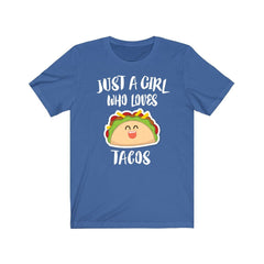 Just A Girl Who Loves Tacos Shirt - taco print design