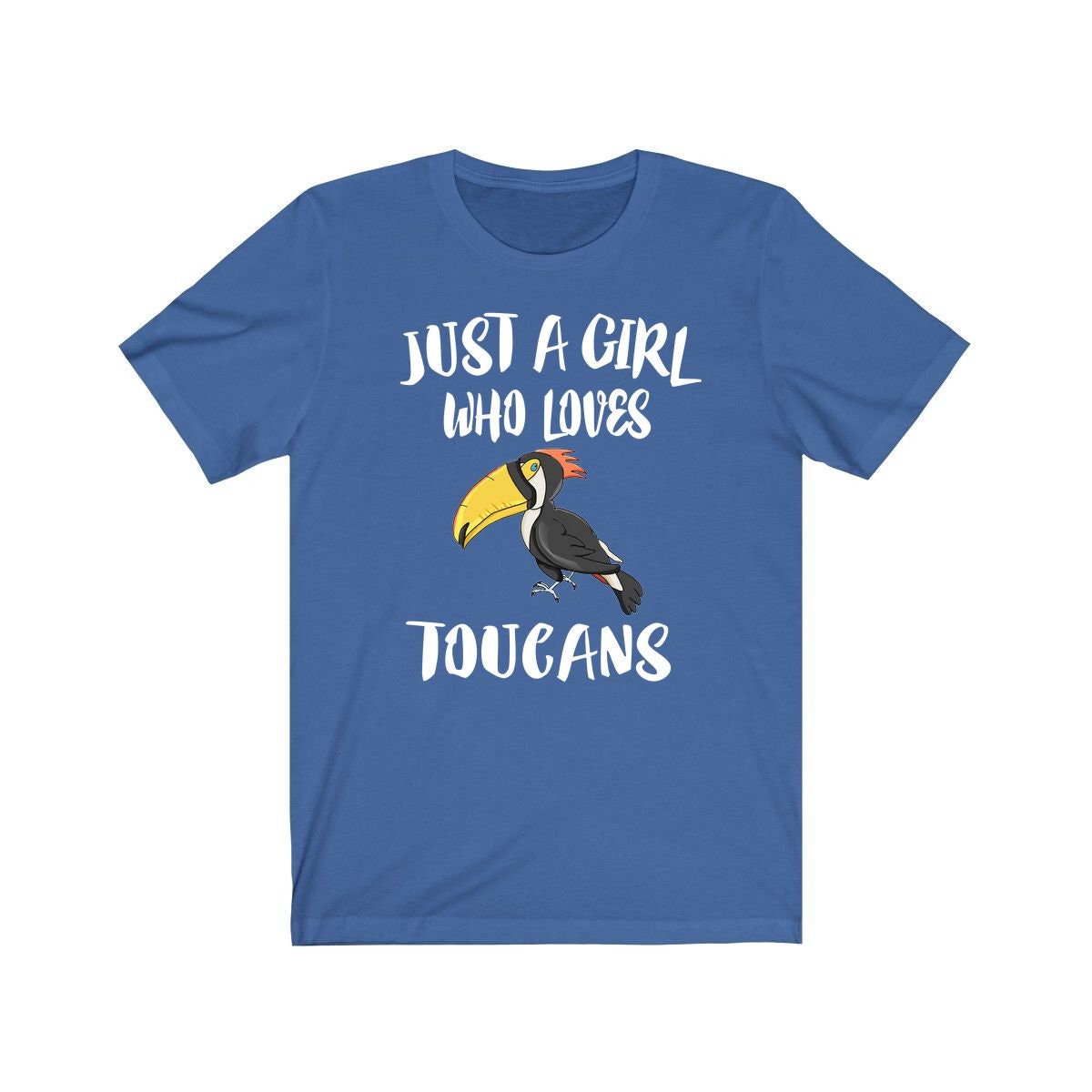Just A Girl Who Loves Toucans Birds Shirt - toucan print design