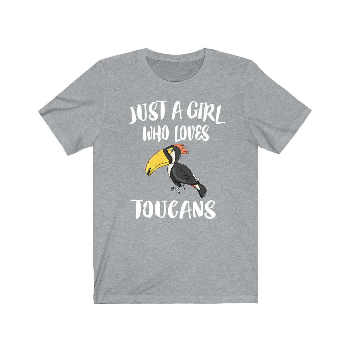 Just A Girl Who Loves Toucans Birds Shirt - toucan print design