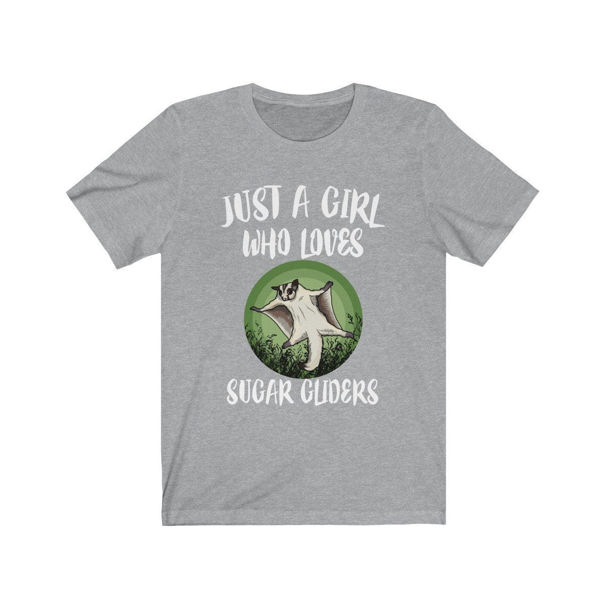 Just a girl who loves sugar gliders exotic marsupial pet tee