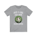 Just A Girl Who Loves Sugar Gliders Shirt, Sugar Glider Lover Shirt, Sugar Glider Gift, Animal Lover Shirt, Adult Toddler Kids Gift T-Shirt Image 2