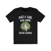 Just A Girl Who Loves Sugar Gliders Shirt, Sugar Glider Lover Shirt, Sugar Glider Gift, Animal Lover Shirt, Adult Toddler Kids Gift T-Shirt Image 1