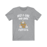 Just A Girl Who Loves Alpacas Shirt, Alpaca Lover Shirt, Alpaca Gift For Girls, Animal Adult Toddler Infant Kids Gift T-Shirt Image 3