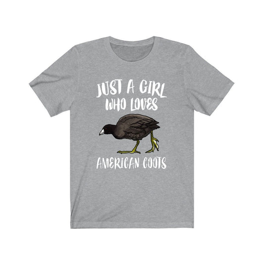 Just A Girl Who Loves American Coots Shirt - American Coot print design