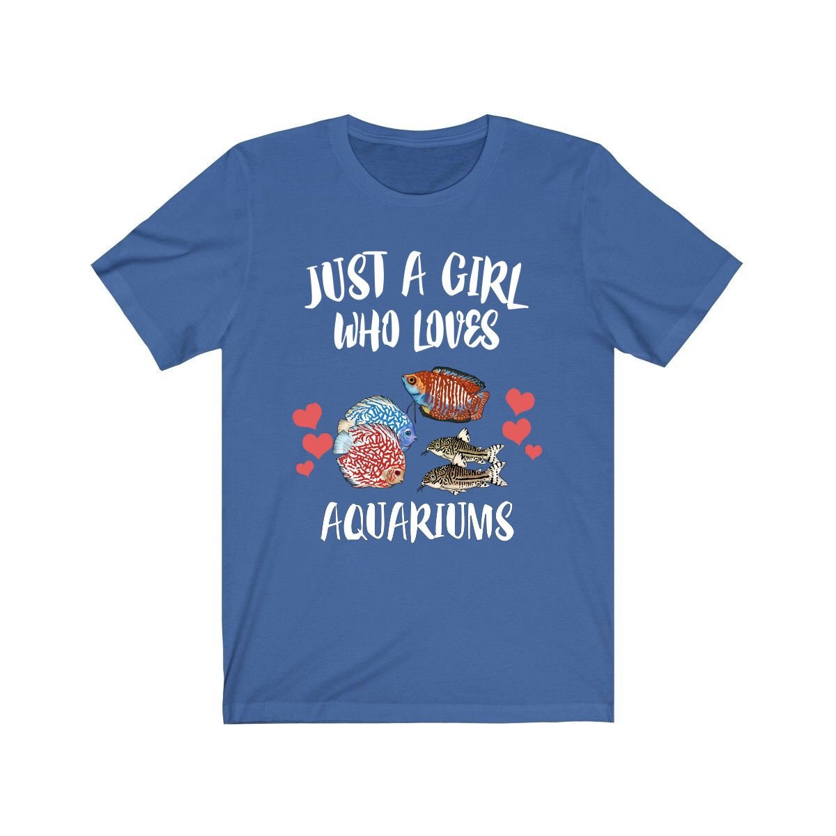 Just a girl who loves aquariums fishkeeper aquarist lover tee