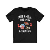 Just A Girl Who Loves Aquariums Fish Adult Toddler Infant Kids Gift T-Shirt Image 1