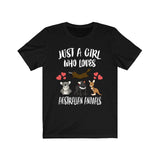 Just A Girl Who Loves Australian Animals Koala Tasmanian Devil Platypus Adult Toddler Infant Kids Gift T-Shirt Image 2