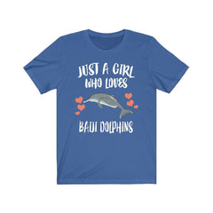 Just A Girl Who Loves Baiji Dolphins Shirt - baiji dolphin print design