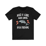 Just A Girl Who Loves Baiji Dolphins Shirt, Dolphin Lover Shirt, Baiji Dolphin shirt, Animals Adult Toddler Infant Kids Gift T-Shirt Image 4