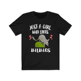 Just A Girl Who Loves Bilbies Animals Shirt, Bilby Gift, Adult Toddler Infant Kids Gift T-Shirt Image 4