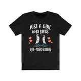 Just A Girl Who Loves Blue Footed Boobies Birds Birding Animals Adult Toddler Infant Kids Gift T-Shirt Image 4