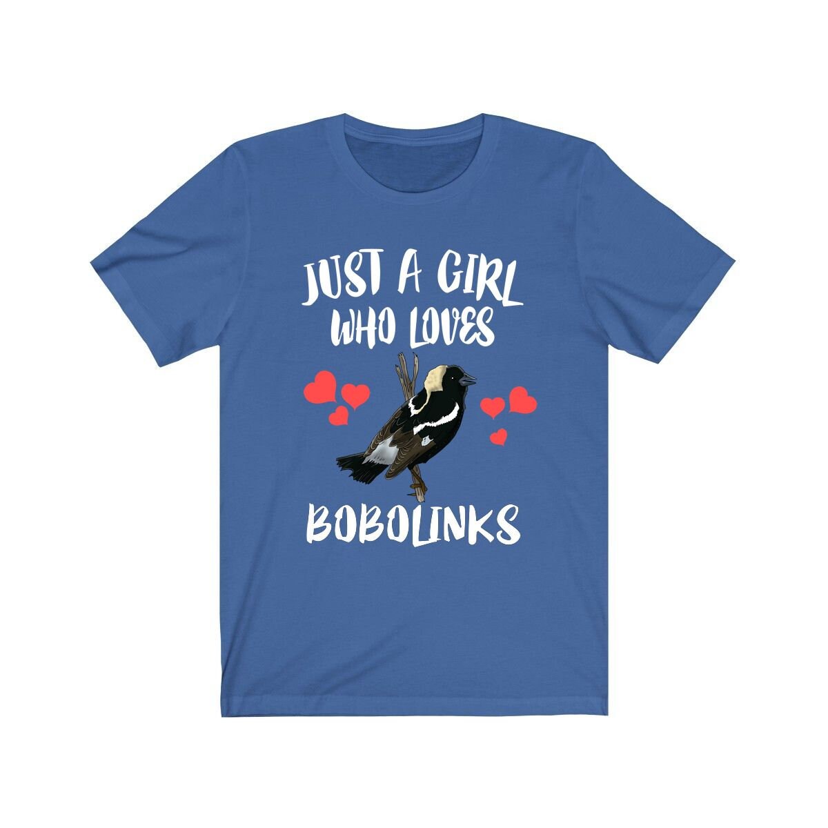 Just a girl who loves bobolinks grassland migratory songbird tee