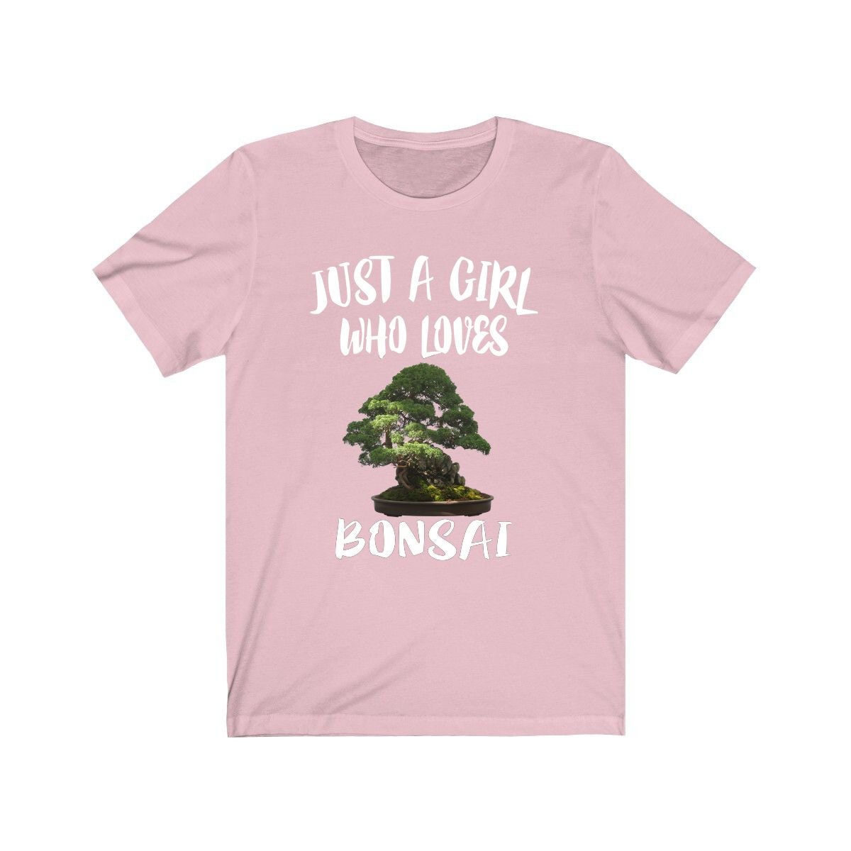 Just A Girl Who Loves Bonsai Trees Shirt - bonsai print design