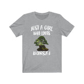 Just A Girl Who Loves Bonsai Tree Shirt, Bonsai Hobby Shirt, Bonsai Gift, Adult Toddler Infant Kids Gift T-Shirt Image 1