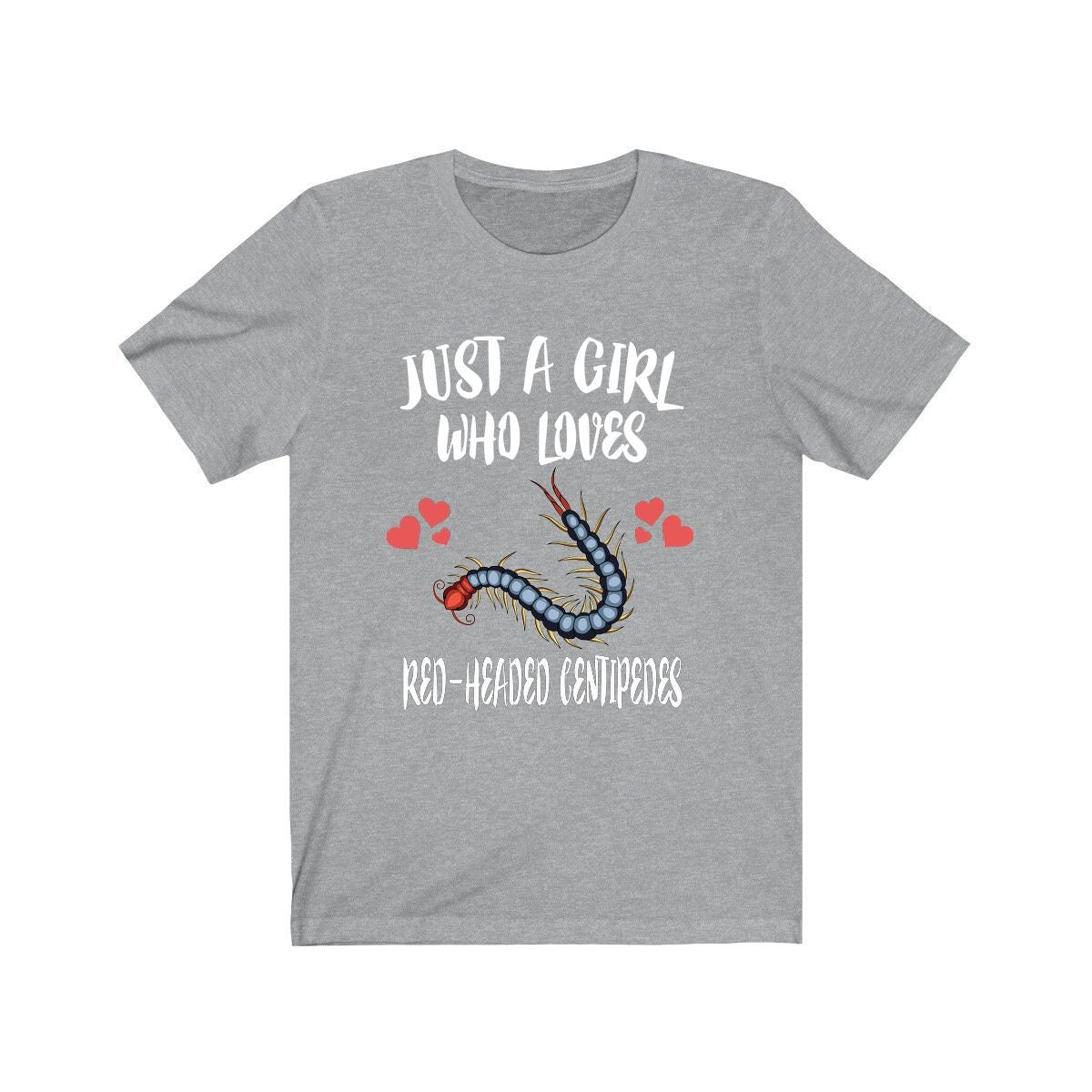 Centipede Lover T-Shirt for Girls - centipede print design