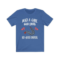 Centipede Lover T-Shirt for Girls - centipede print design