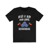 Just A Boy Who Loves Blueberries Shirt, Fruit Vegan Shirt, Blueberry Shirt, Blueberry Lover Shirt, Adult Toddler Infant Kids Gift T-Shirt Image 4