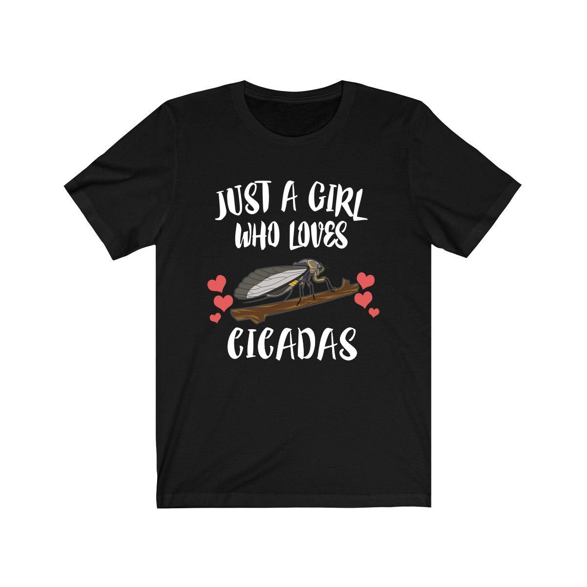 Just A Girl Who Loves Cicadas Bugs Animal Toddler Infant Kids Gift T-Shirt Image 1