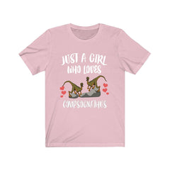 Compsognathus T-Shirt for Girls - compsognathus print design