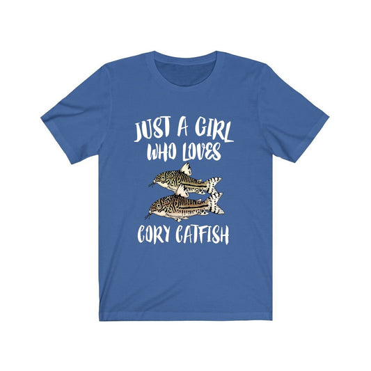 Just A Girl Who Loves Cory Catfish Shirt - cory catfish print design