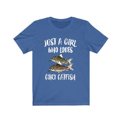 Just A Girl Who Loves Cory Catfish Shirt - cory catfish print design