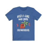 Just A Girl Who Loves Cranberries Fruit Animal Toddler Infant Kids Gift T-Shirt Image 4